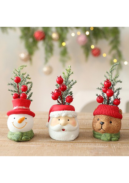 Noel Kardan Adam Reçine Noel Dekorasyonu Figür (Yurt Dışından) modelleri