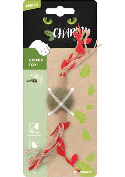 M-Pets Charmy Brancy Catnipli Kedi Oyuncağı Kırmızı