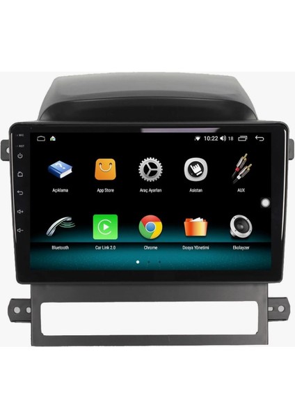 Chevrolet Captiva 2008 / 2012 Androidauto / Carplay Multimedya