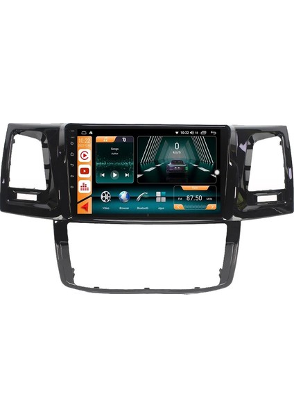 Toyota Hilüx Manuel Klima 2008 / 2015 Androidauto/carplay Multimedya
