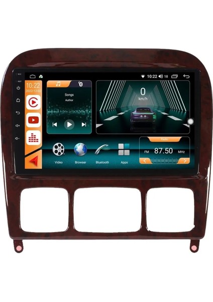 Mercedes S500 1998/2005 Androidauto & Carplay Multimedya