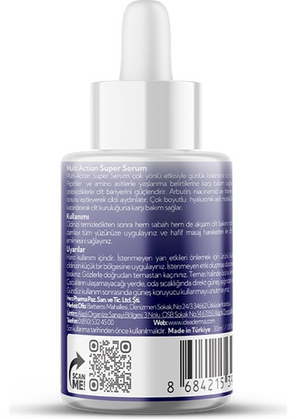 Idea Derma Multi Action Super Serum 30 ml fiyatları