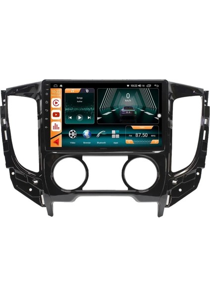 Mitsubishi L200 Manuel Klima 2015 / 2020 Androidauto/carplay Multimedya