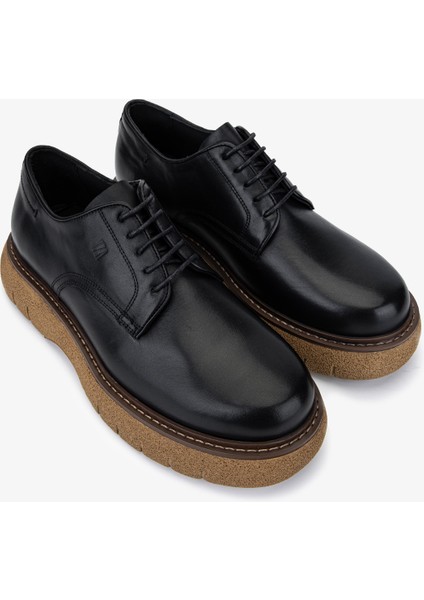Erkek Hakiki Deri Siyah Floter Casual Ayakkabı 381 22451 Erk Ayk SK25-26 Sıyah Fltr fiyatları