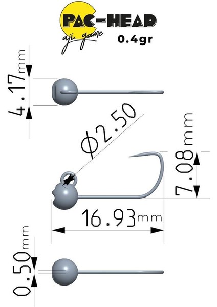 Pac-Head 10NO Aji Game Jighead 0,8 gr fiyatları