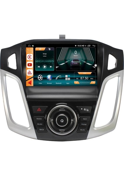 Ford Focus 3/4 2012 / 2018 Androidauto / Carplay Multimedya