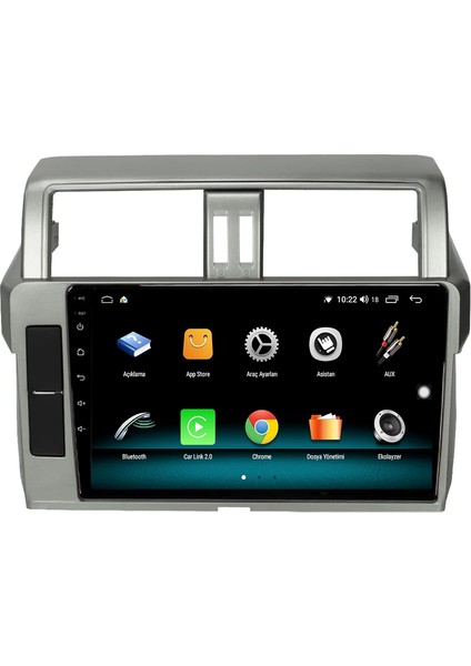 Toyota Prado 2014 / 2017 Androidauto/carplay Multimedya