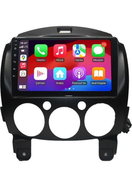 Mazda 2 2007 / 2013 Androidauto / Carplay Multimedya