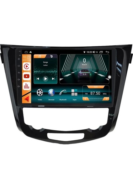 Nissan Qashqai Dijital Klima 2014 / 2021 Androidauto/carplay Multimedya