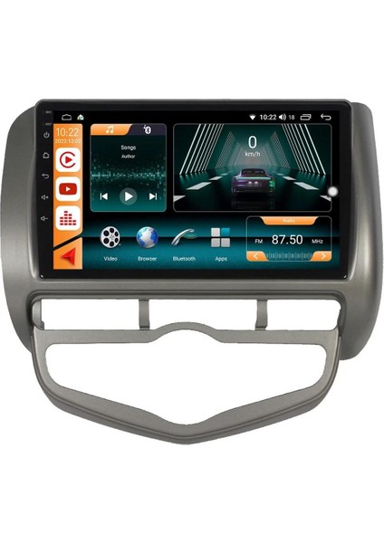 Honda Jazz A/c 2002 / 2008 Androidauto / Carplay Multimedya