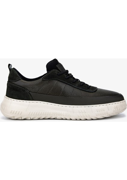 Erkek Hakiki Deri Haki Sneakers & Spor Ayakkabı 381 22487 Erk Ayk SK25-26 Hakı