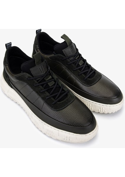 Erkek Hakiki Deri Haki Sneakers & Spor Ayakkabı 381 22487 Erk Ayk SK25-26 Hakı fiyatları