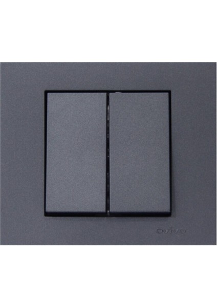 2 Adet Ovivo Grano Füme Komütatör Çerçeve Dahil fiyatları