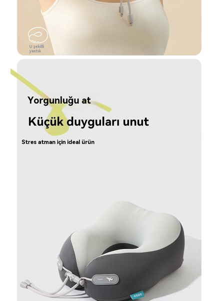 Buz Ipek U-Tipi Hafızalı Köpük Boyun Yastığı (Yurt Dışından) indirimleri