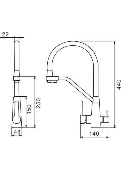 Best Inox Arıtmalı Mutfak Bataryası modelleri