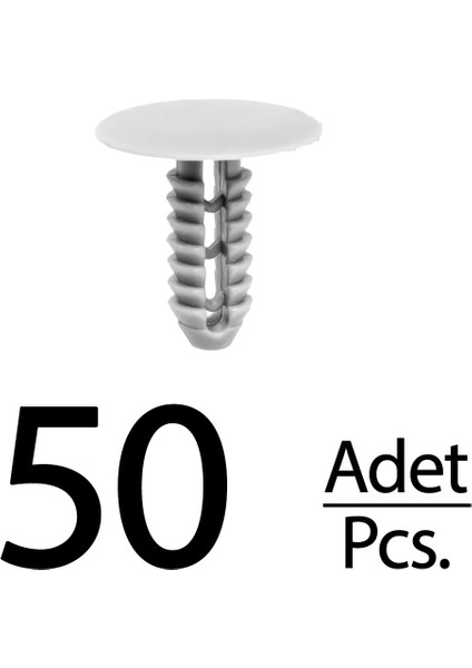 Fiat Ducato Için Döşeme Klips-Gri - 50 Adet