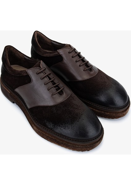 Erkek Hakiki Deri Kahverengi Casual Ayakkabı 987 260 Erk Ayk SK25-26 Khv Suet/khv Dr fiyatları