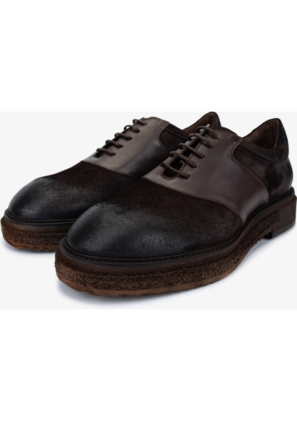 Erkek Hakiki Deri Kahverengi Casual Ayakkabı 987 260 Erk Ayk SK25-26 Khv Suet/khv Dr fırsatları