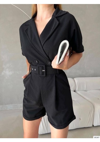 Skuba Krep Şort Tulum Siyah 582487 fiyatları