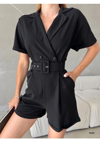 Skuba Krep Şort Tulum Siyah 582487 modelleri