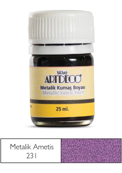 Metalik Kumaş Boyası 231 Ametist