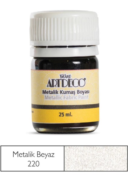 Metalik Kumaş Boyası 220 Sedef