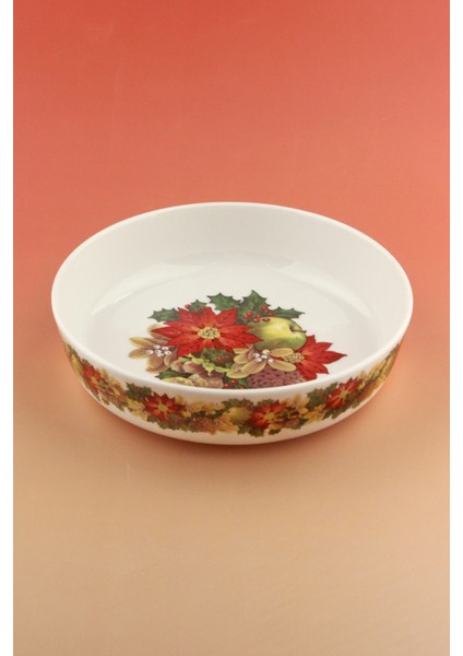 Meyve Çiçekleri Porselen Salata Kasesi fiyatları