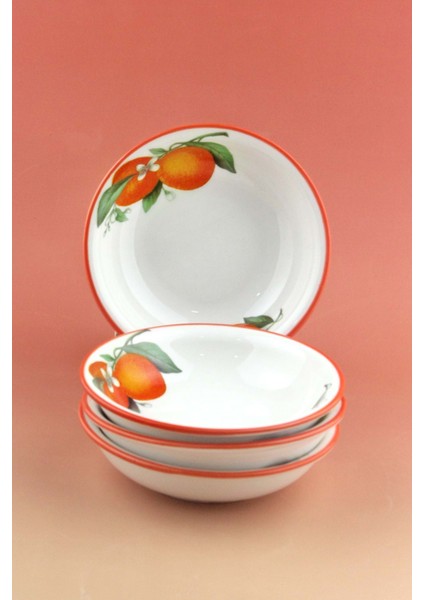 Orange 4 Parça Porselen Çerezlik fiyatları