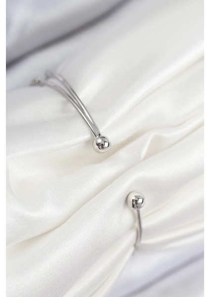 Pirinç Zirkon Taşlı Kalp Model Gümüş Renk Kadın Bileklik fiyatları