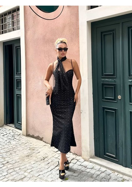 Alba Simli Fular Detay Mini Elbise fiyatları