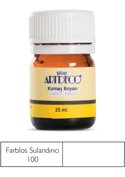 Kumaş Boyası 100 Farblos (Inceltici)