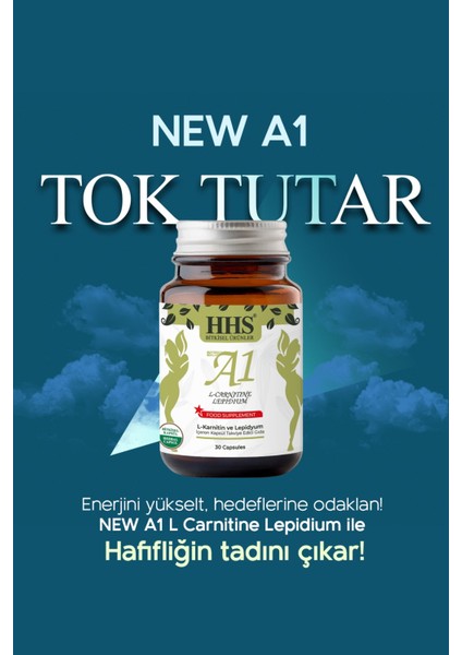 New A1 L Carnitine Lepidium Bitkisel Kapsül fiyatları