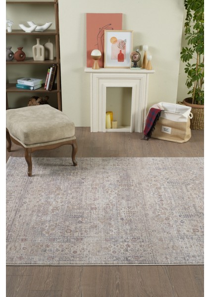 Valeria %100 Polyester Vintage Modern Dokuma Salon Oturma Odası Halısı modelleri