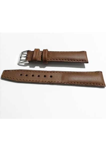 & Her Saate Uyumlu Hakiki Deri Saat Kordonu 18 mm (288) Kahve fiyatları