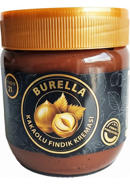 Burella Fındık Parçacıklı Kakaolu Fındık Kreması 400GR