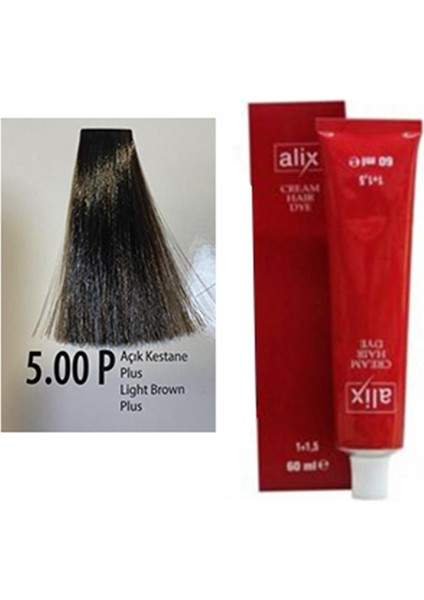 Boya 60ml. 5-00P Açık Kestane Plus
