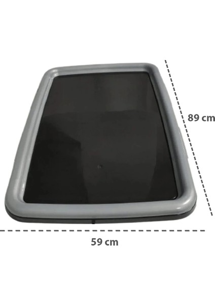 Xxl Köpek Büyük Tuvaleti Maxi Gri Antrasit Rengi 59X89 cm