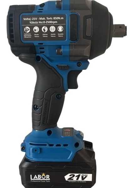 BX-8501 1/2" Darbeli 21V 4.00 Ah Çift Akülü 850 Nm Çantalı Somun Sökme fiyatları