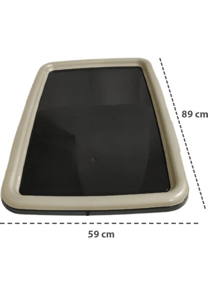 Xxl Köpek Büyük Tuvaleti Maxi Bej-Kahve Rengi 59X89 cm