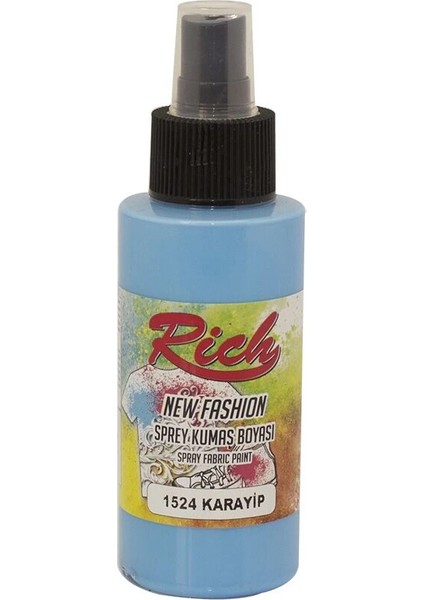 New Fashion Sprey Kumaş Boyası 100 Cc. 1524 Karayip
