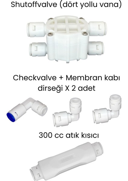 Su Arıtma Cihazı Yedek Parça Seti Beşli