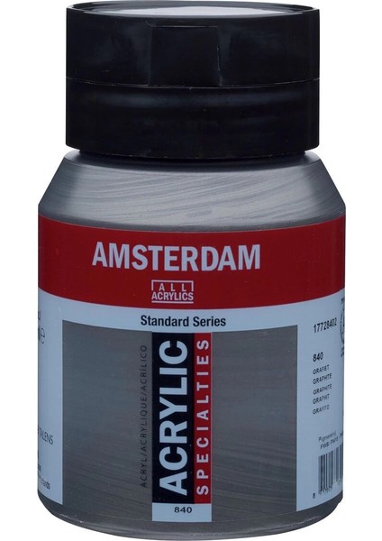 Amsterdam Akrilik Boya 500 Ml. 840 Graphite