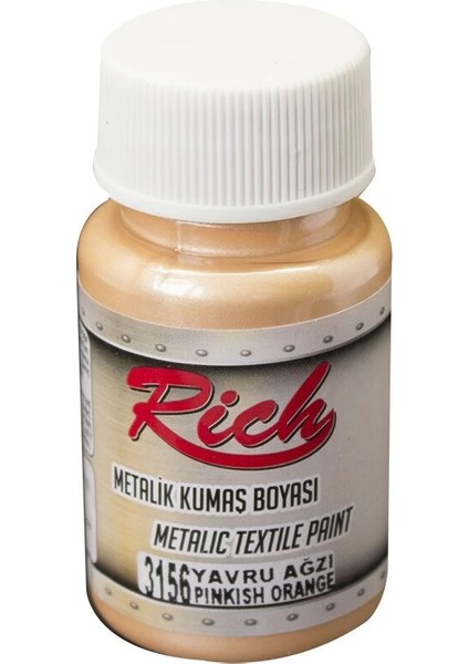 Metalik Kumaş Boyası 50 Cc. 3156 Yavruağzı