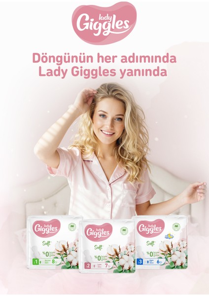 Lady Soft Hijyenik Ped Mix Paketi 21 Adet indirimleri