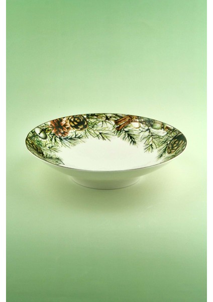 Forest Büyük Boy Porselen Salata Kasesi