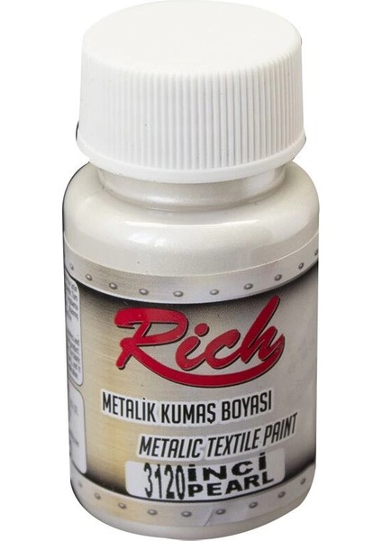 Metalik Kumaş Boyası 50 Cc. 3120 Inci