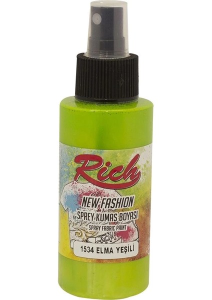 New Fashion Sprey Kumaş Boyası 100 Cc. 1534 Elma