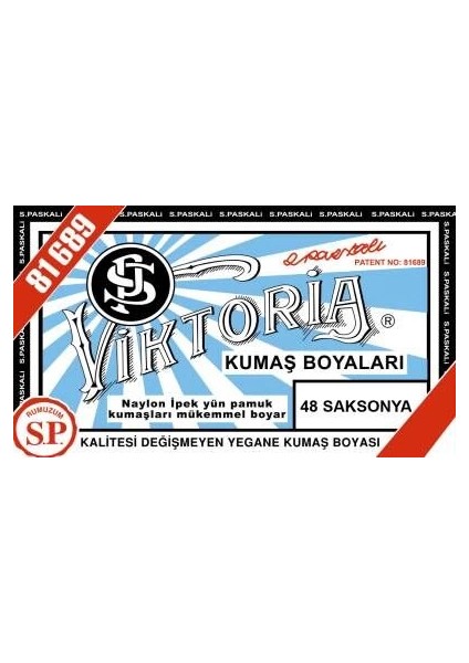 Toz Kumaş Boyası 48 Saksonya