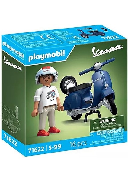 Playmobil 71622 -1969 Vespa 150 Sprint Veloce Mavi