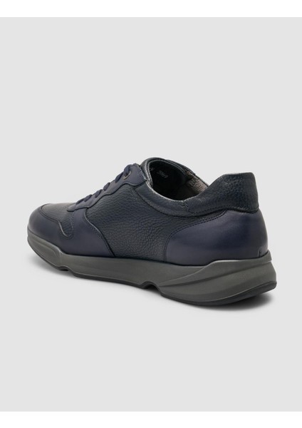 %100 Hakiki Deri Lacivert Bağcıklı Erkek Spor Ayakkabı indirimleri